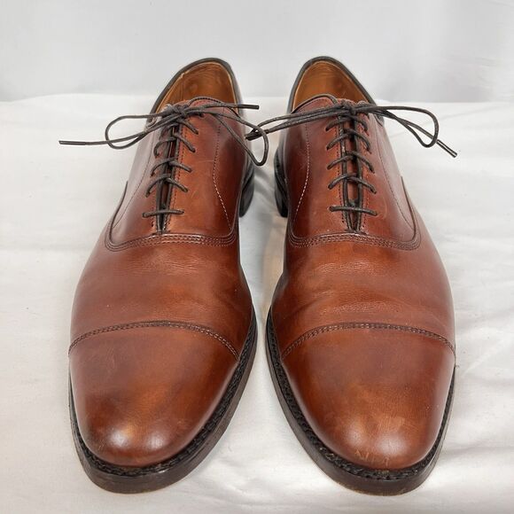 ALLEN EDMONDS Park Avenue Men\'s Brown Leather Cap Toe Oxford US 13AA Made in USA main image 7
